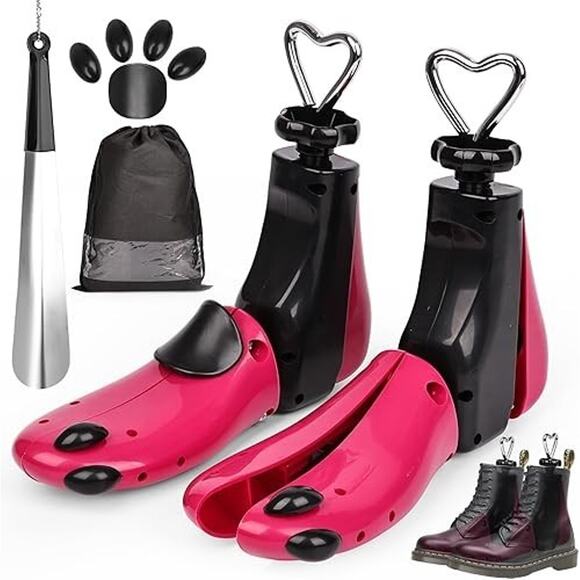 2 Pieces Unisex Shoe Stretcher, Adjustable Boot Stretcher Expander Width Length - Picture 1 of 6